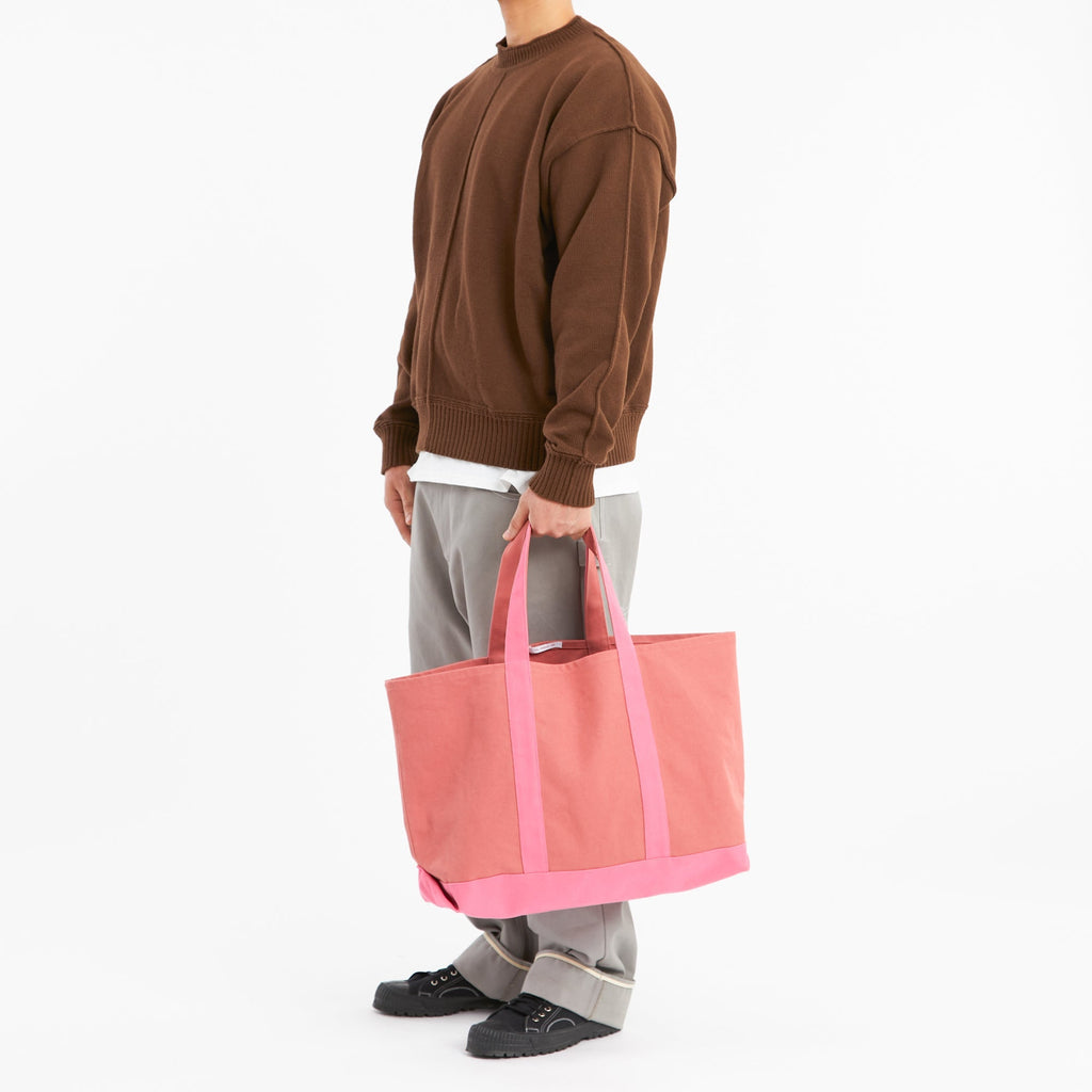 Tote Bag - Pink 19.25 oz Duck Canvas Cotton WR