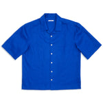 Aloha Shirt - Royal Blue Ramie