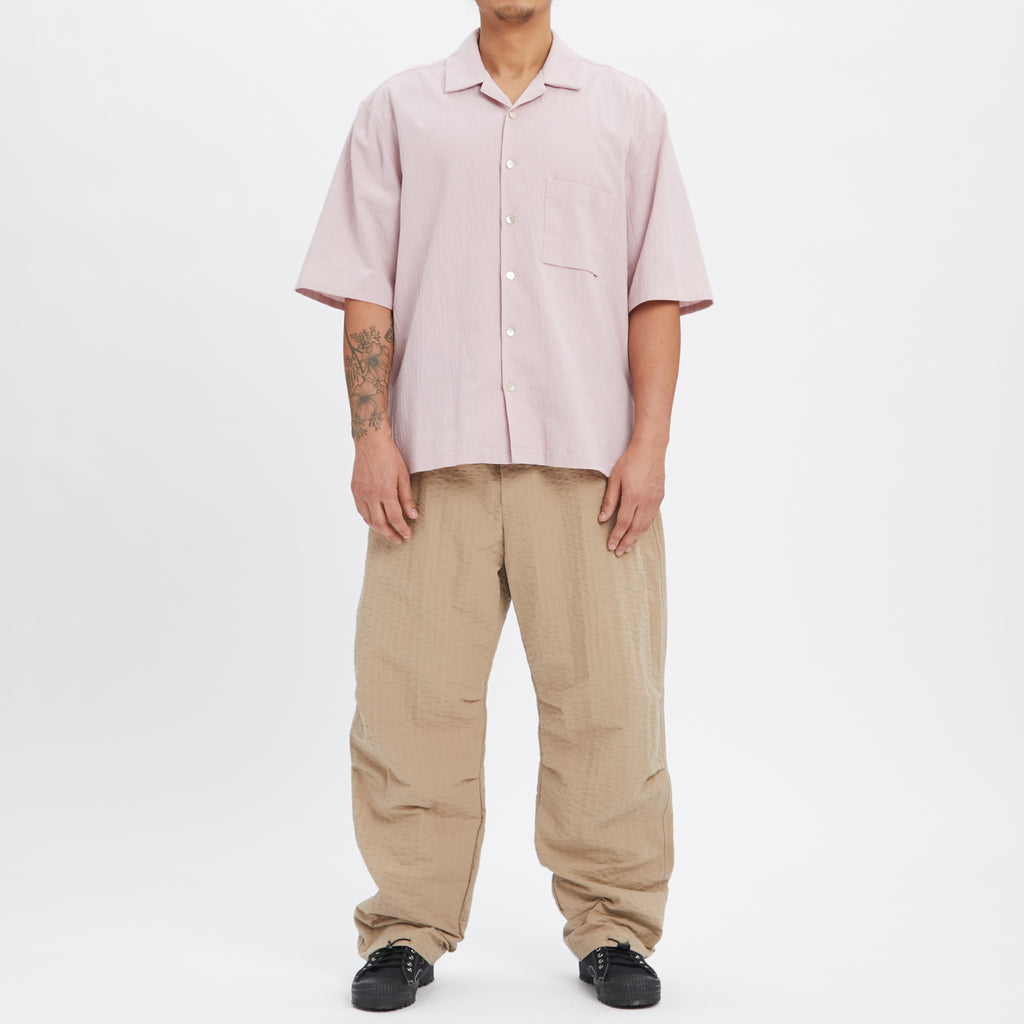 M100 Pant - Tan Puckered Cotton