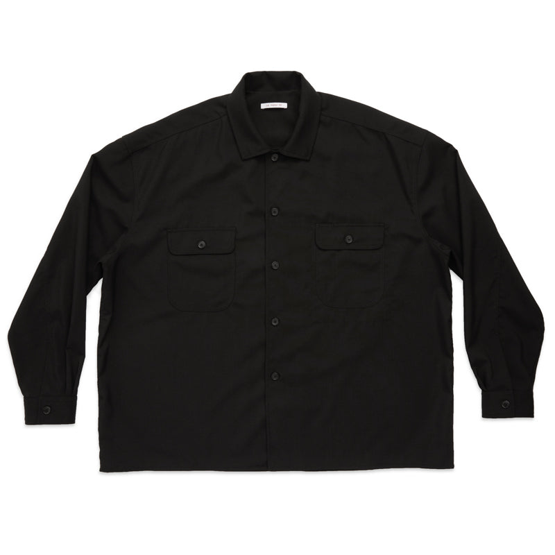 Park Shirt/Jacket - Black Tropical Wool – s.k. manor hill