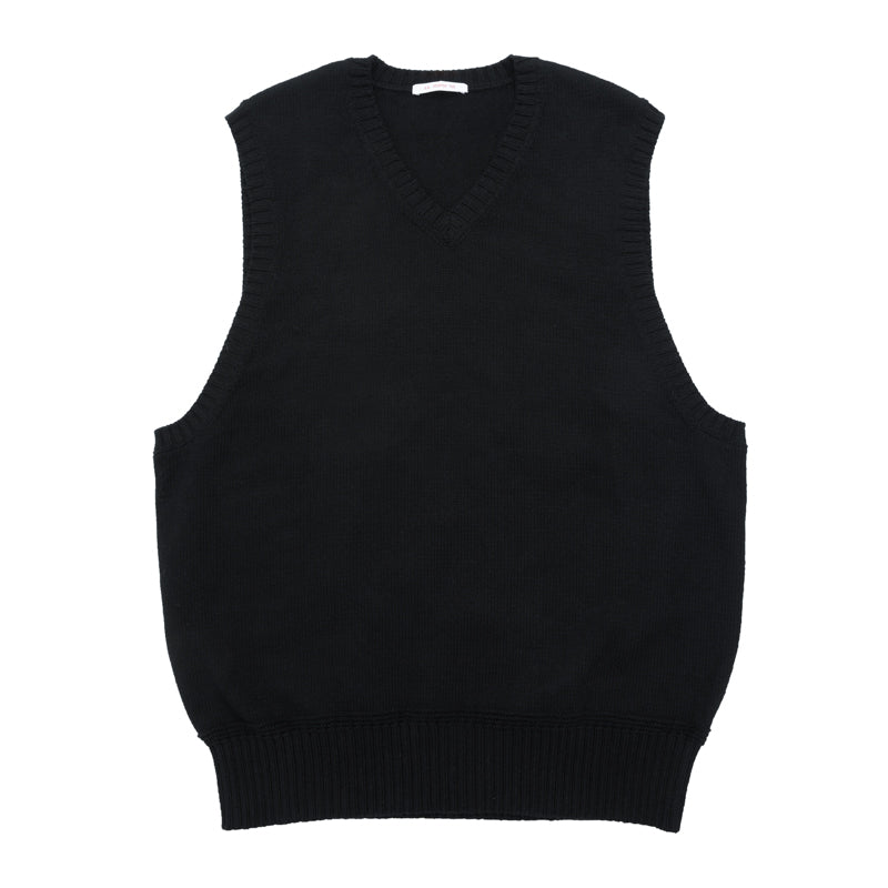 Sweater Vest - Black Cotton – s.k. manor hill