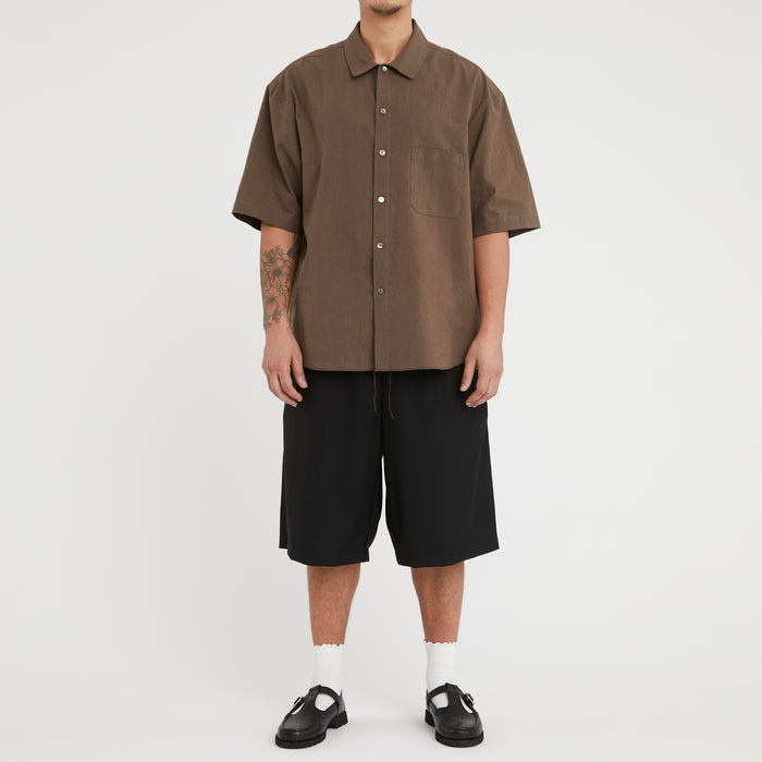 Sage Shirt - Brown Linen / Cotton