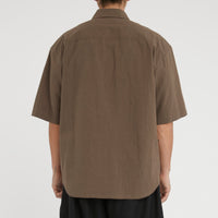 Sage Shirt - Brown Linen / Cotton