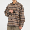 Task Shirt/Jacket - Brown Plaid Cotton Flannel