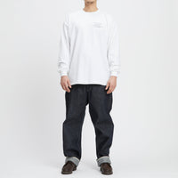 Biz LS T-Shirt - White Cotton