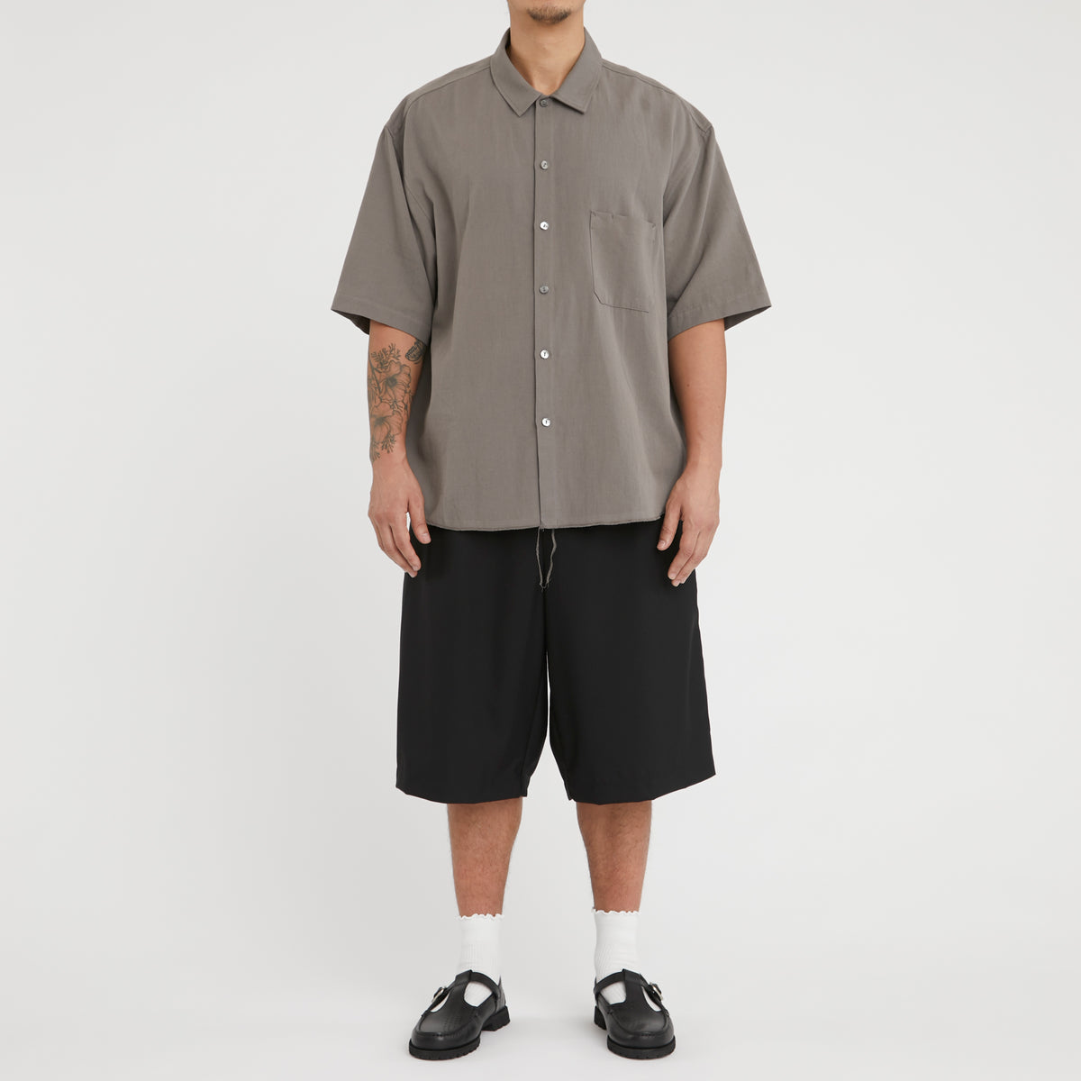Sage Shirt - Grey Cotton / Hemp