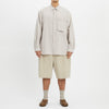 Overturn Shirt - Light Grey Cotton / Hemp