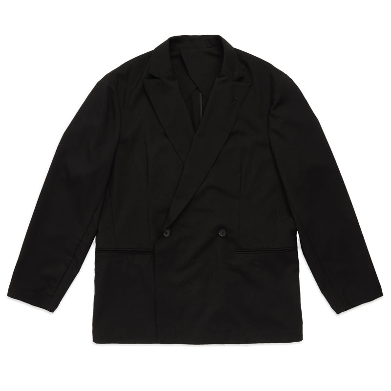 Darwin Blazer - Black Tropical Wool
