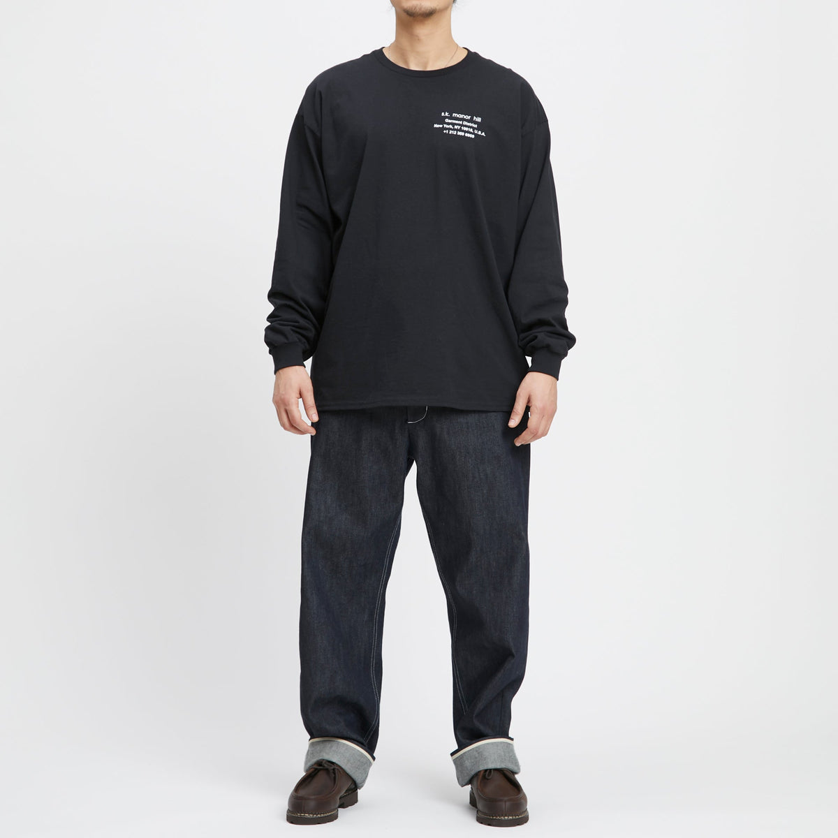 Biz LS T-Shirt - Black Cotton