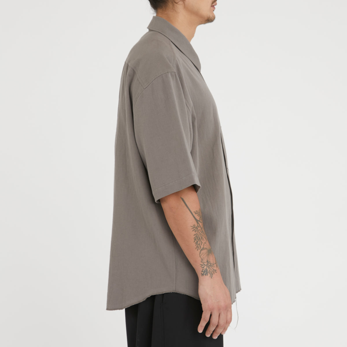 Sage Shirt - Grey Cotton / Hemp