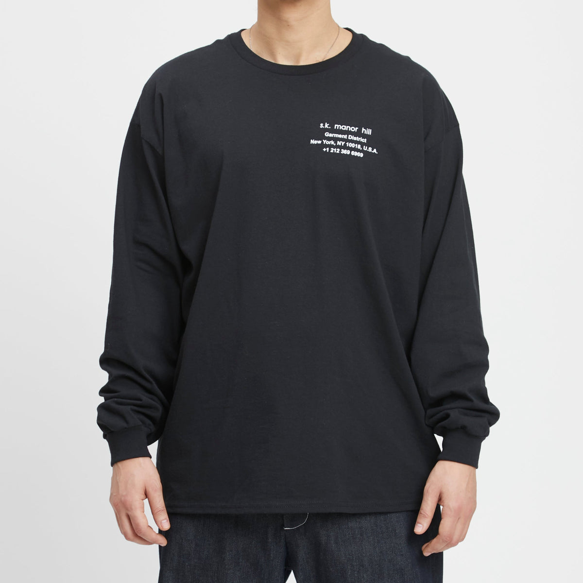Biz LS T-Shirt - Black Cotton