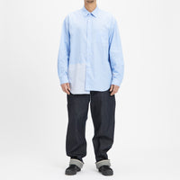 Bofill Shirt - Blue & White Striped Cotton