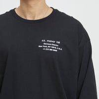 Biz LS T-Shirt - Black Cotton