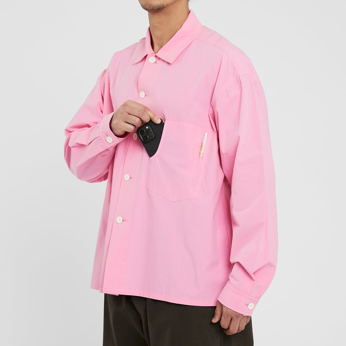 Task Shirt/Jacket - Pink Cotton