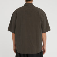 Sage Shirt - Navy/Tan/Green Dobby Plaid Organic Cotton