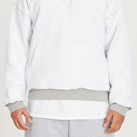Reversible Evert Hoodie - Heather Grey Cotton Fleece