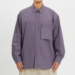 Overturn Shirt - Aubergine Cotton