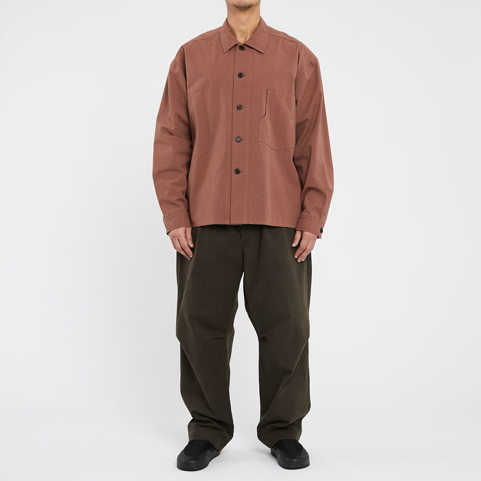 Task Shirt/Jacket - Light Brown Organic Cotton