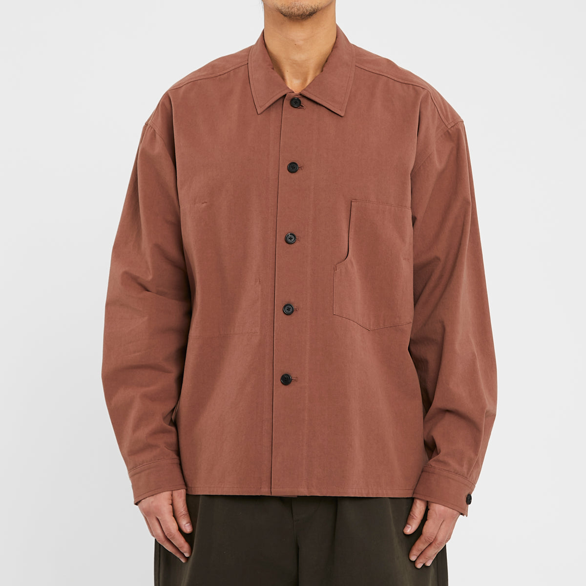 Task Shirt/Jacket - Light Brown Organic Cotton