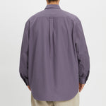 Overturn Shirt - Aubergine Cotton