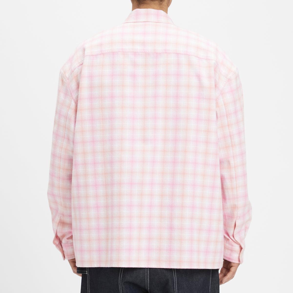 Park Shirt/Jacket - Pink Plaid Cotton