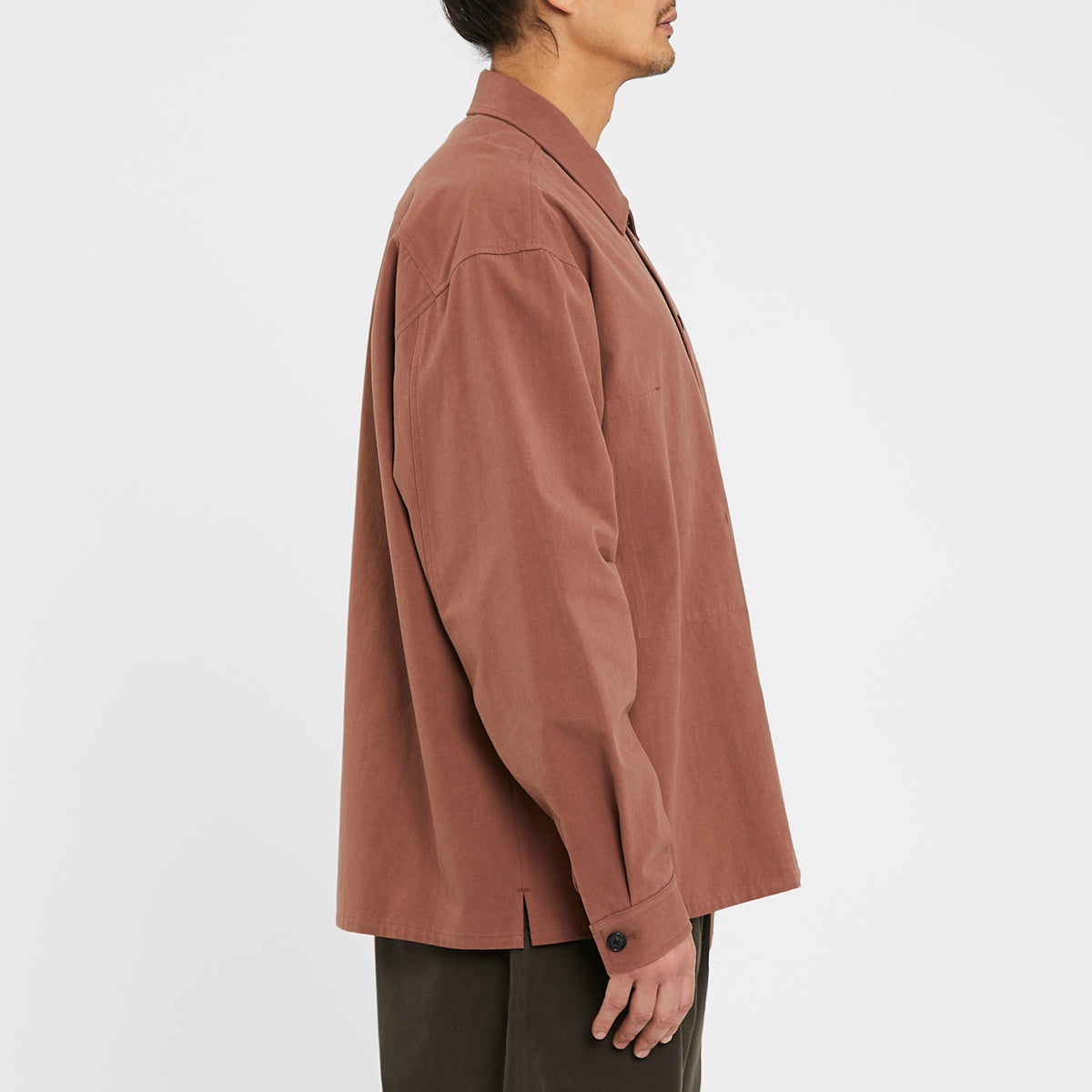Task Shirt/Jacket - Light Brown Organic Cotton