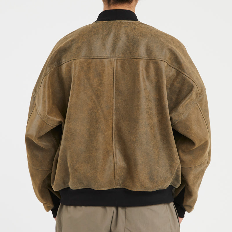 Napa Jacket - Brown Distressed Leather