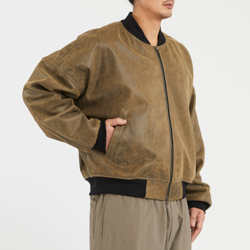 Napa Jacket - Brown Distressed Leather