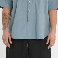 Sage Shirt - Slate Blue Organic Cotton Ripstop