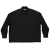 Park Shirt/Jacket - Black Tropical Wool