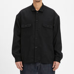 Park Shirt/Jacket - Black Wool