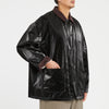 Barn Coat – Black Rubberized Vicose/Cotton