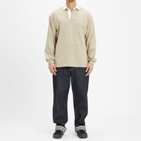 Rugby Shirt – Taupe Cotton