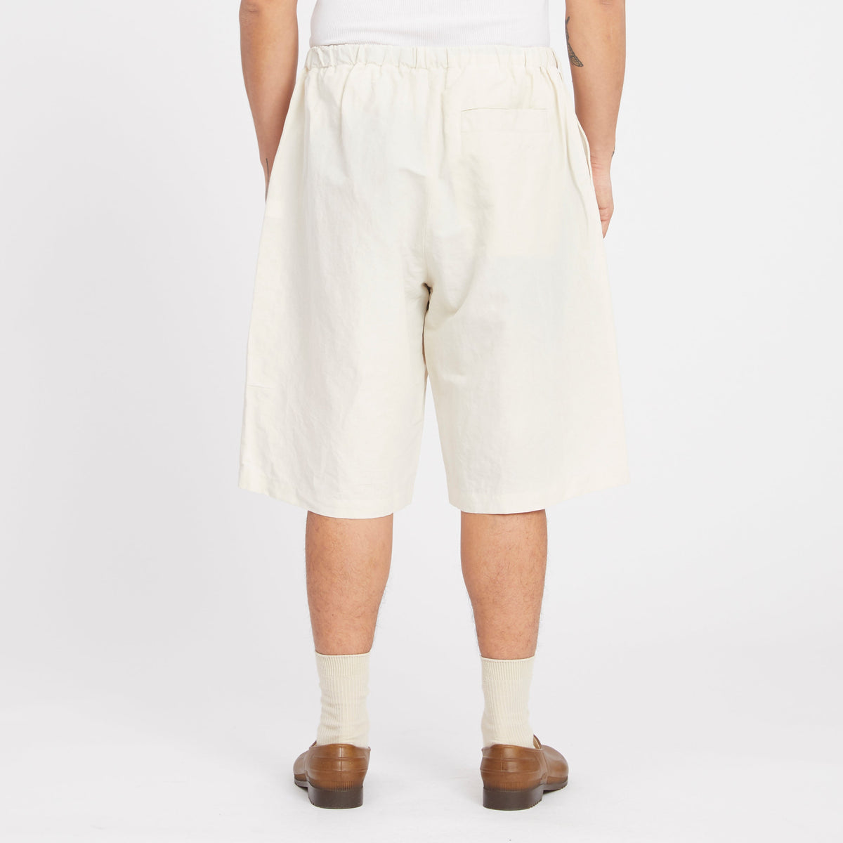 Palego Short - Bone Linen / Cotton