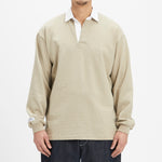 Rugby Shirt – Taupe Cotton