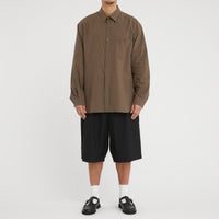 Scribe Shirt - Brown Linen / Cotton