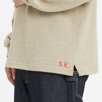 Rugby Shirt – Taupe Cotton