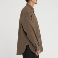 Scribe Shirt - Brown Linen / Cotton