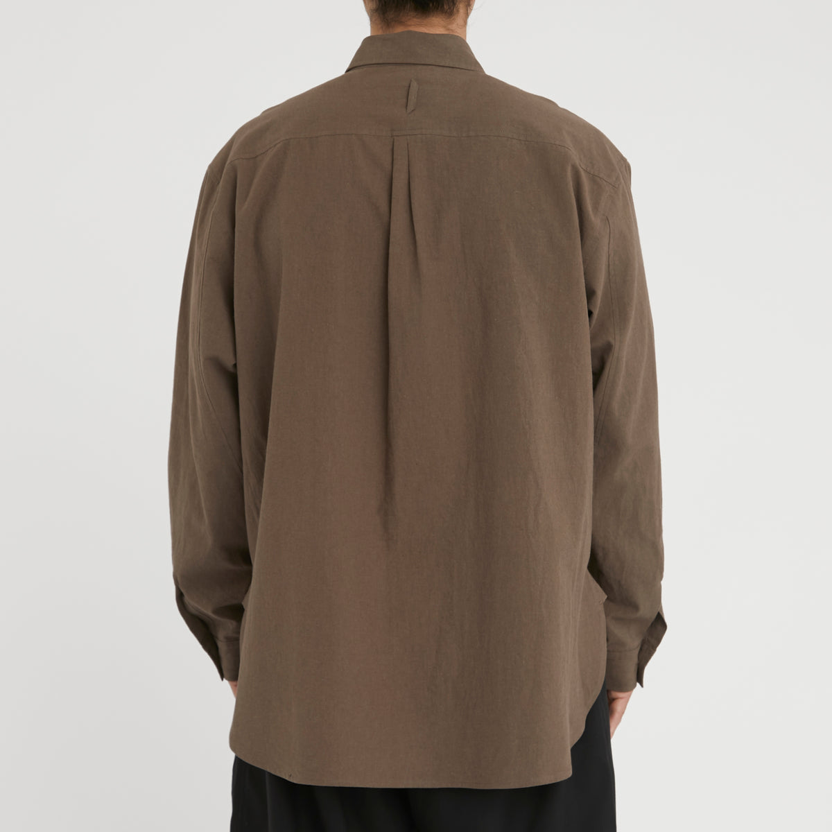 Scribe Shirt - Brown Linen / Cotton