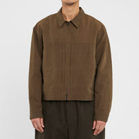 Century Jacket - Brown Linen / Cotton / Nylon