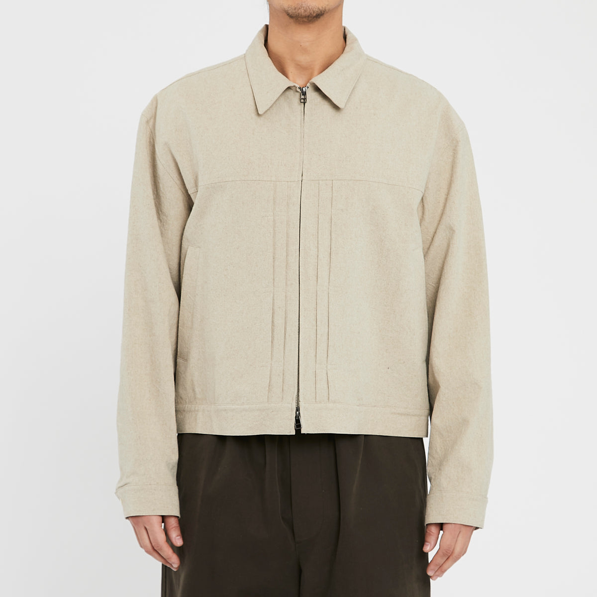 Century Jacket - Oatmeal Linen / Cotton