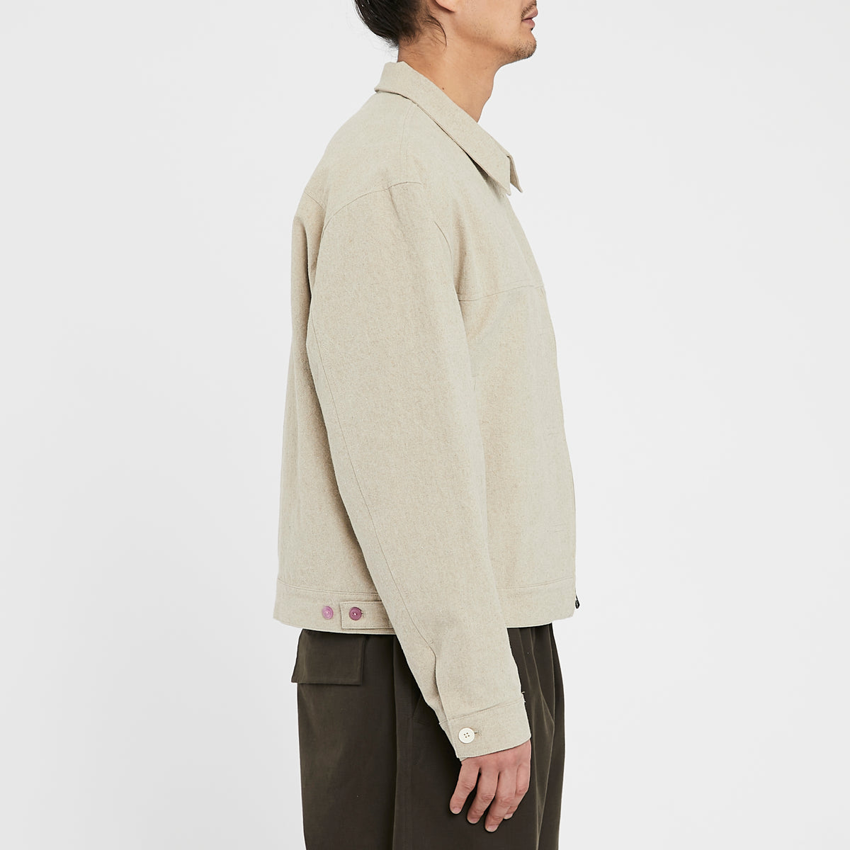 Century Jacket - Oatmeal Linen / Cotton