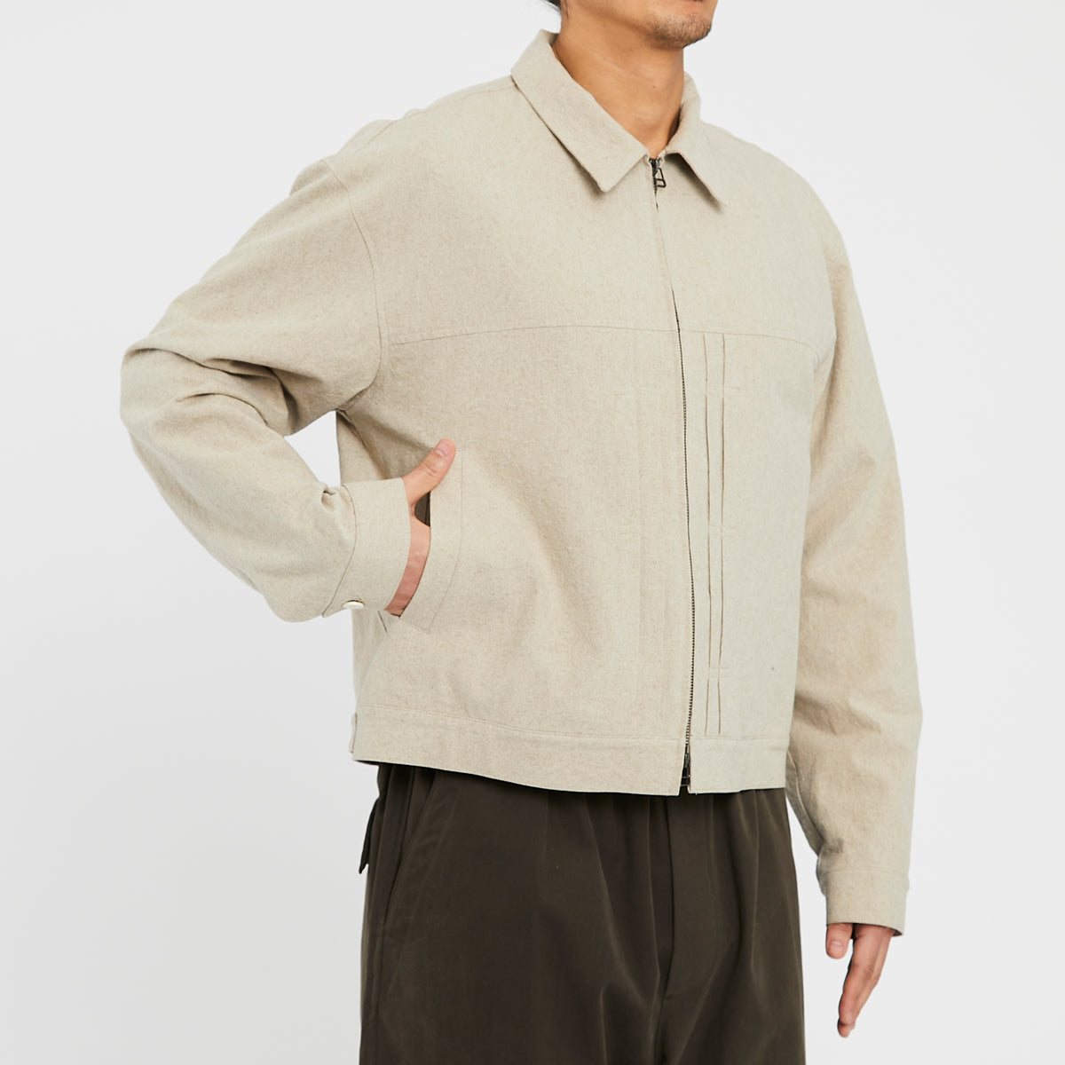 Century Jacket - Oatmeal Linen / Cotton
