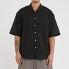 Sage Shirt - Black Translucent Cotton