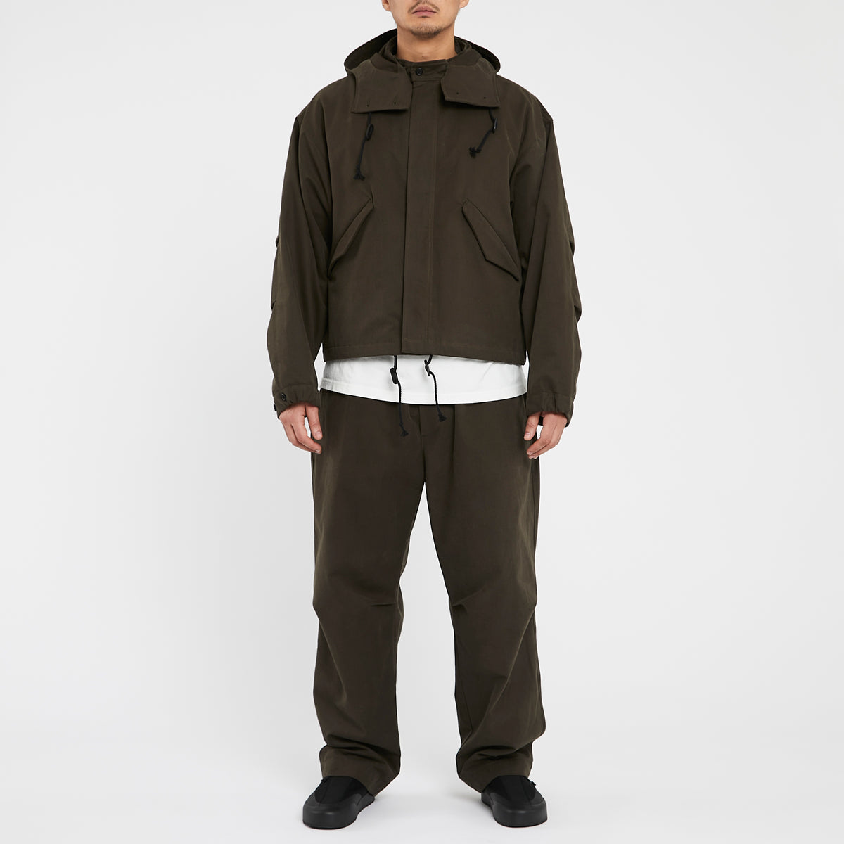 Chopped Fish Jacket - Olive Drab Organic Cotton WR