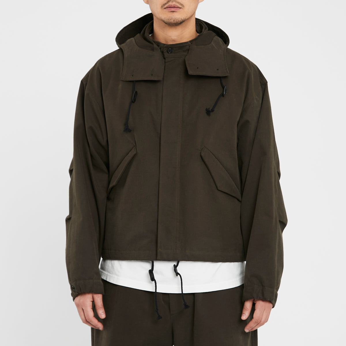 Chopped Fish Jacket - Olive Drab Organic Cotton WR