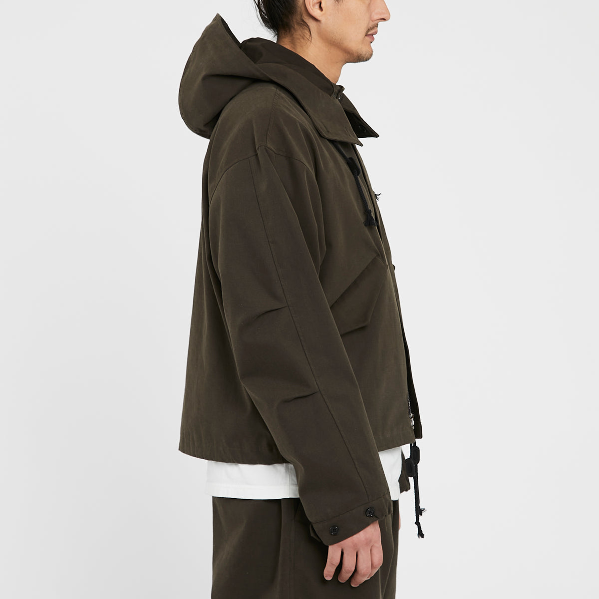 Chopped Fish Jacket - Olive Drab Organic Cotton WR