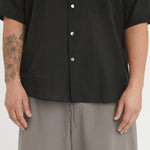 Sage Shirt - Black Translucent Cotton
