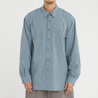 Scribe Shirt - Slate Blue Organic Cotton Ripstop