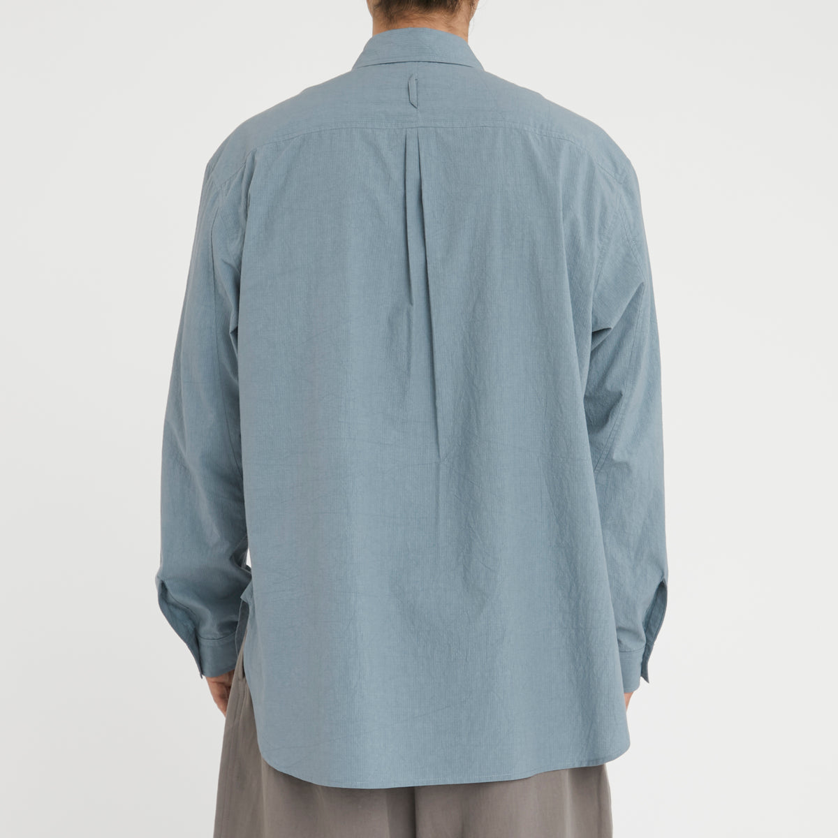 Scribe Shirt - Slate Blue Organic Cotton Ripstop